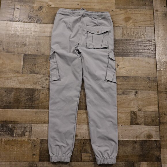 Smoke & Ash Cargo Jogger Pants Men’s Small Gray Utility Streetwear - Picture 9 of 10